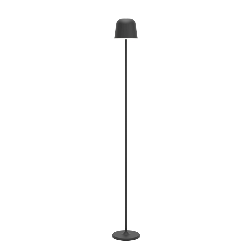 Eglo - LED šviesos reguliavimas lauko įkraunamas Toršeras LED/4,3W/5V 2400/3000/4000K IP54 juoda