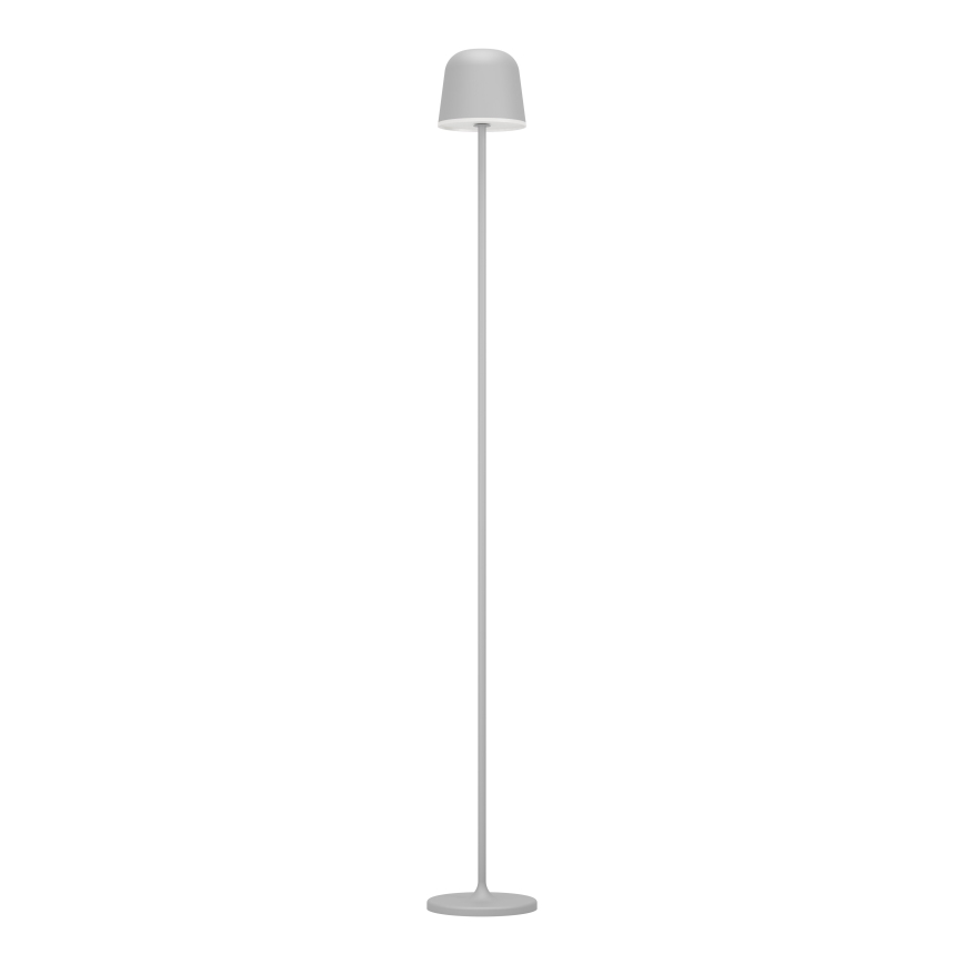 Eglo - LED šviesos reguliavimas lauko įkraunamas Toršeras LED/4,3W/5V 2400/3000/4000K IP54 pilka