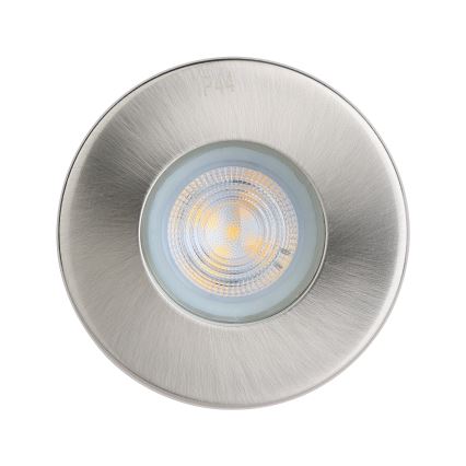 Eglo - KOMPLEKTAS 3xLED Įleidžiamas vonios šviestuvas 1xGU10/4W/230V IP44 matinis chromas