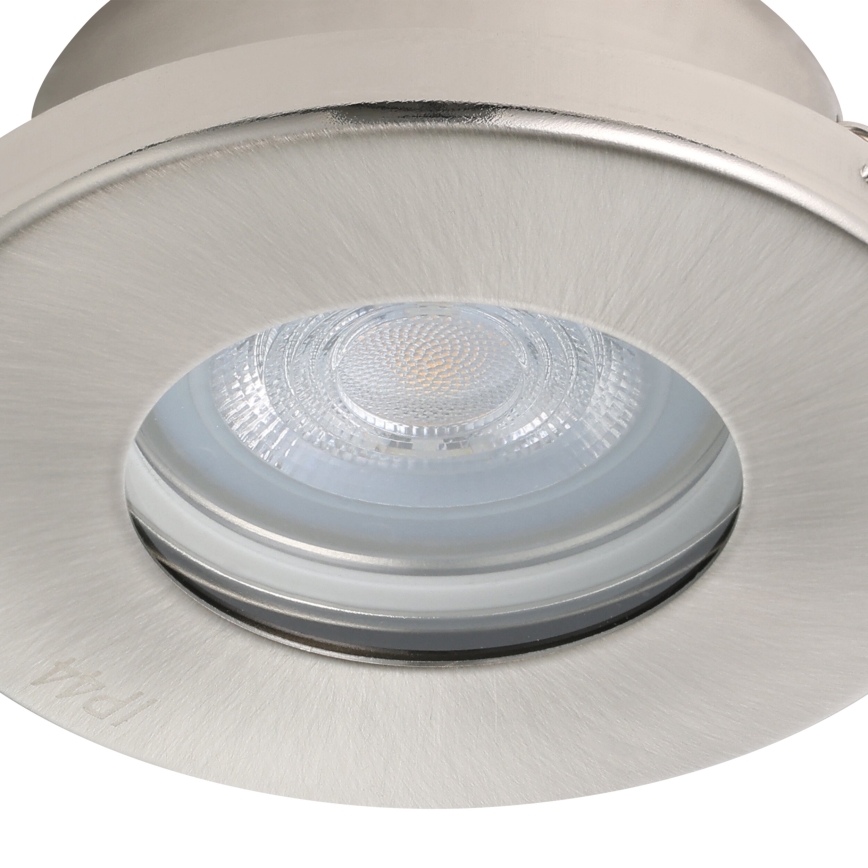 Eglo - KOMPLEKTAS 3xLED Įleidžiamas vonios šviestuvas 1xGU10/4W/230V IP44 matinis chromas