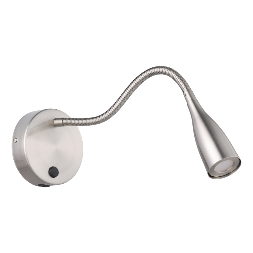 Eglo - lankstus LED sieninis šviestuvas su USB LED/3,8W/230V matinis chromas