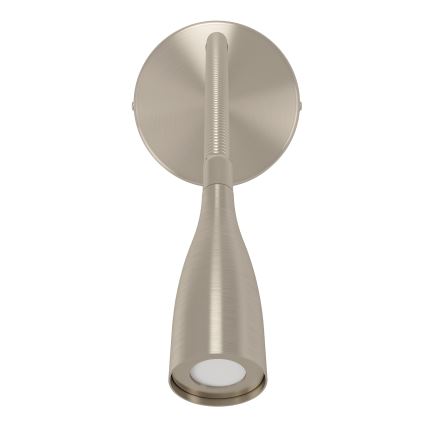 Eglo - lankstus LED sieninis šviestuvas su USB LED/3,8W/230V matinis chromas