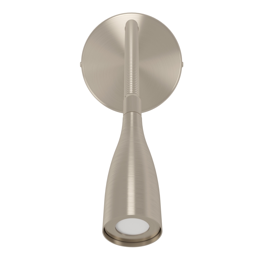 Eglo - lankstus LED sieninis šviestuvas su USB LED/3,8W/230V matinis chromas