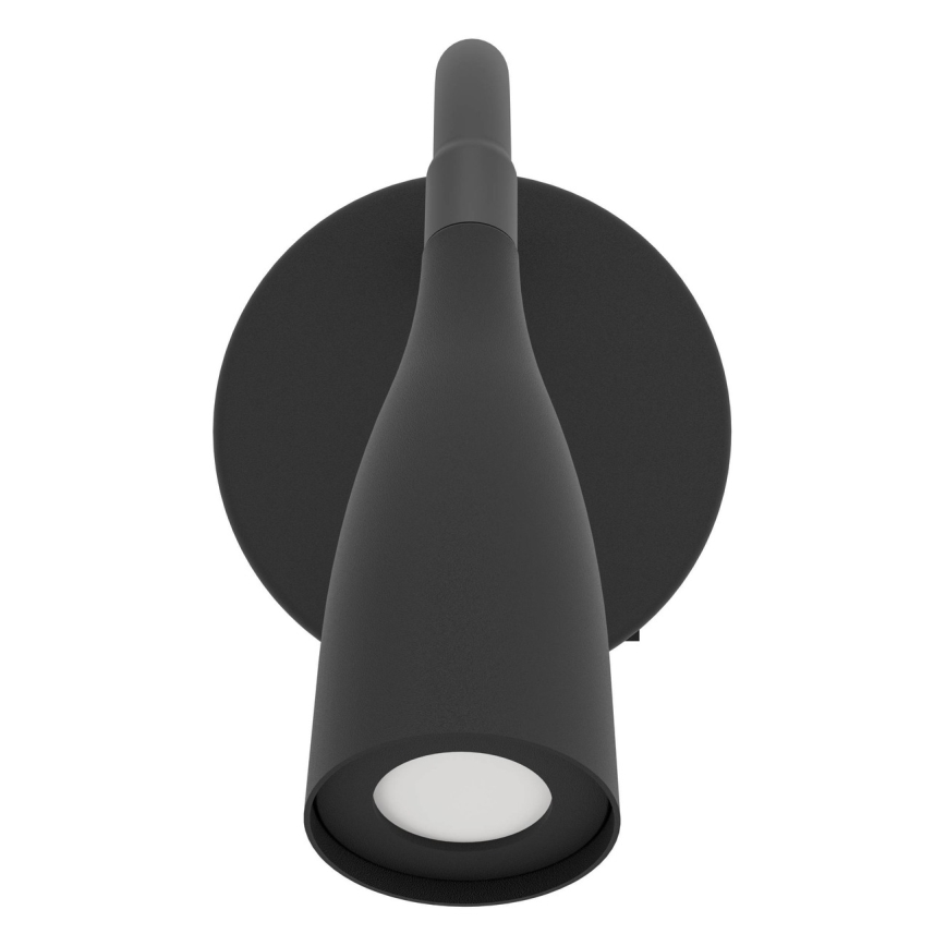 Eglo - LED lankstus sieninis šviestuvas LED/3,8W/230V juodas