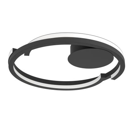 Eglo - Reguliuojamas LED lubinis šviestuvas 2xLED/20W/230V 2700-6500K Ø 48 cm juodas + su nuotoliniu valdymu