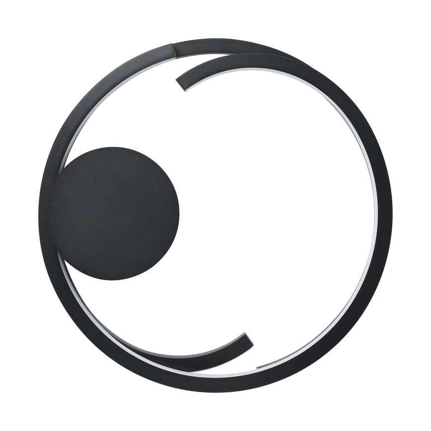 Eglo - Reguliuojamas LED lubinis šviestuvas 2xLED/20W/230V 2700-6500K Ø 48 cm juodas + su nuotoliniu valdymu