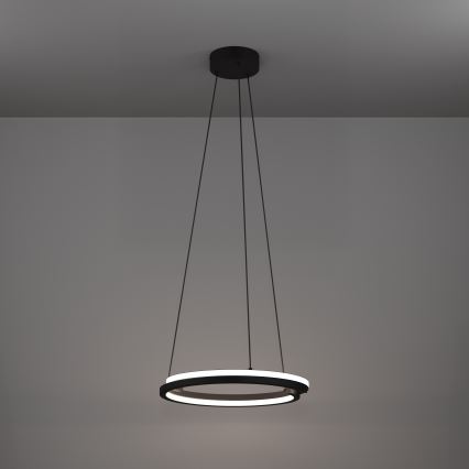 Eglo - dimeriuojamas LED pakabinamas šviestuvas ant laido 2xLED/20W/230V 2700-6500K skersm. 48 cm juodas + nuotolinis valdymas