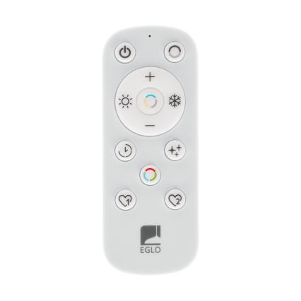 Eglo - dimeriuojamas LED pakabinamas šviestuvas ant laido 2xLED/20W/230V 2700-6500K skersm. 48 cm smėlinė + su nuotoliniu pulteliu