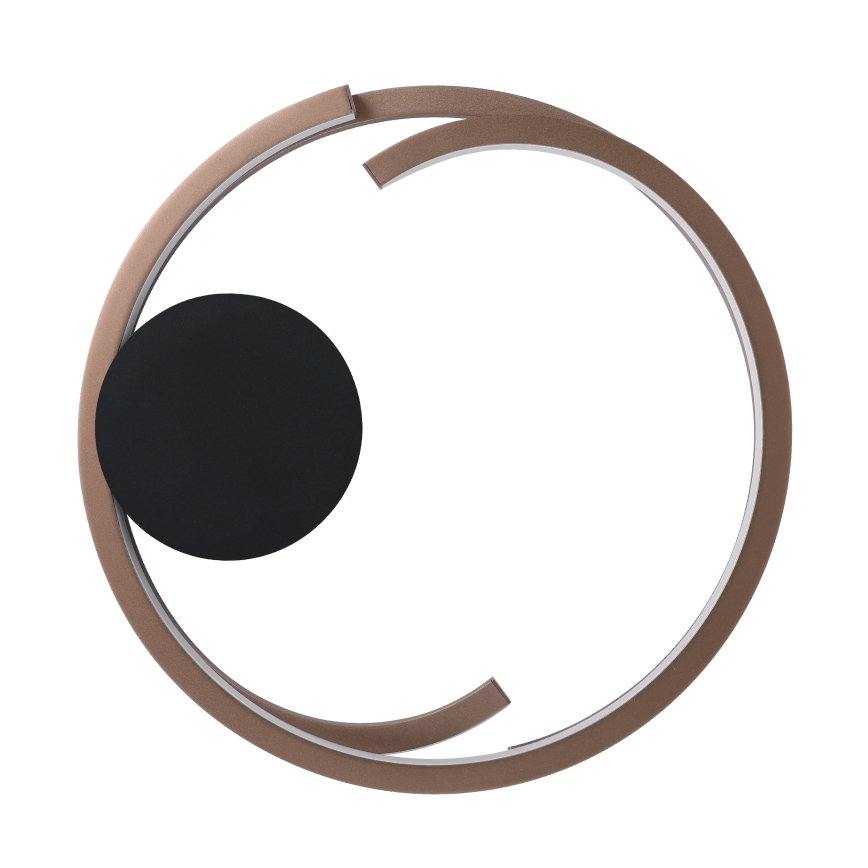 Eglo - Dimeriuojamas LED lubų šviestuvas 2xLED/20W/230V 2700-6500K Ø 48 cm bronzos spalvos + nuotolinis valdymas