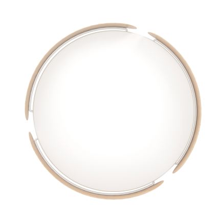 Eglo - LED lubinis šviestuvas LED/20W/230V, skersmuo 37 cm, smėlio spalvos