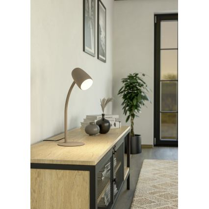 Eglo - Stalo lempa 1xE14/18W/230V kreminė