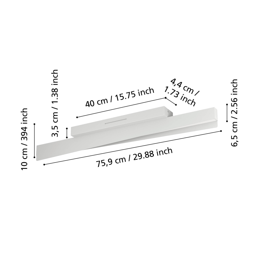 Eglo - Dimeriuojamas LED RGBW lubinis šviestuvas LED/13W/230V 2700-6500K pilkas
