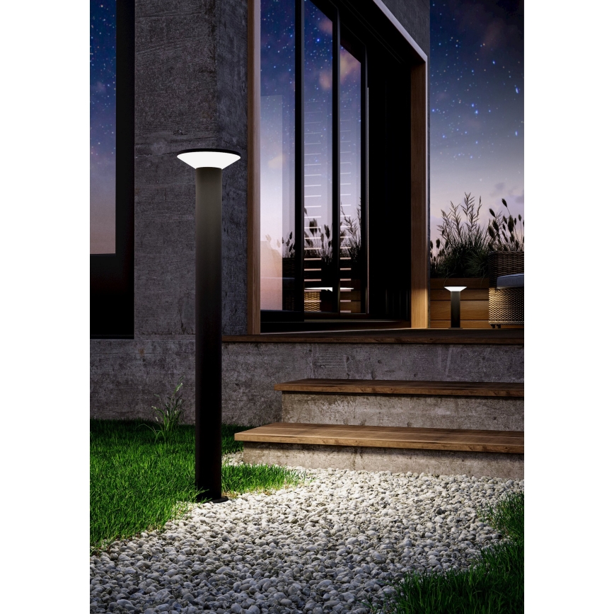 Eglo - Lauko LED šviestuvas LED/10W/230V 35 cm IP44 juodas