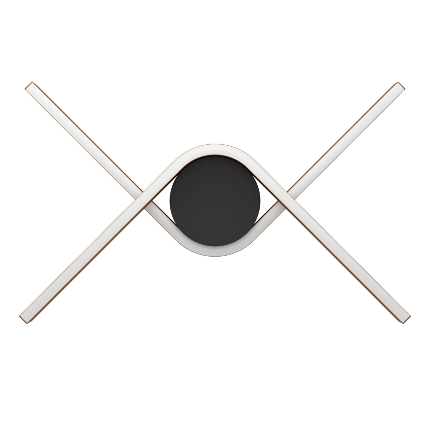 Eglo - LED RGBW dimeriuojamas lubinis šviestuvas 2xLED/18W/230V varinis/juodas