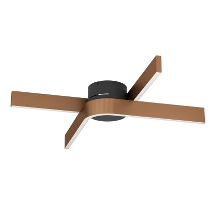 Eglo - LED RGBW Dimeriuojamas lubinis šviestuvas 2xLED/18W/230V 2700-6500K varinis/juodas