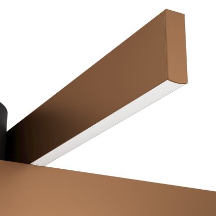 Eglo - LED RGBW Dimeriuojamas lubinis šviestuvas 2xLED/18W/230V 2700-6500K varinis/juodas