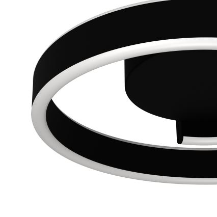 Eglo - LED RGBW dimeriuojamas lubinis šviestuvas LED/37W/230V 3000-6500K juodas