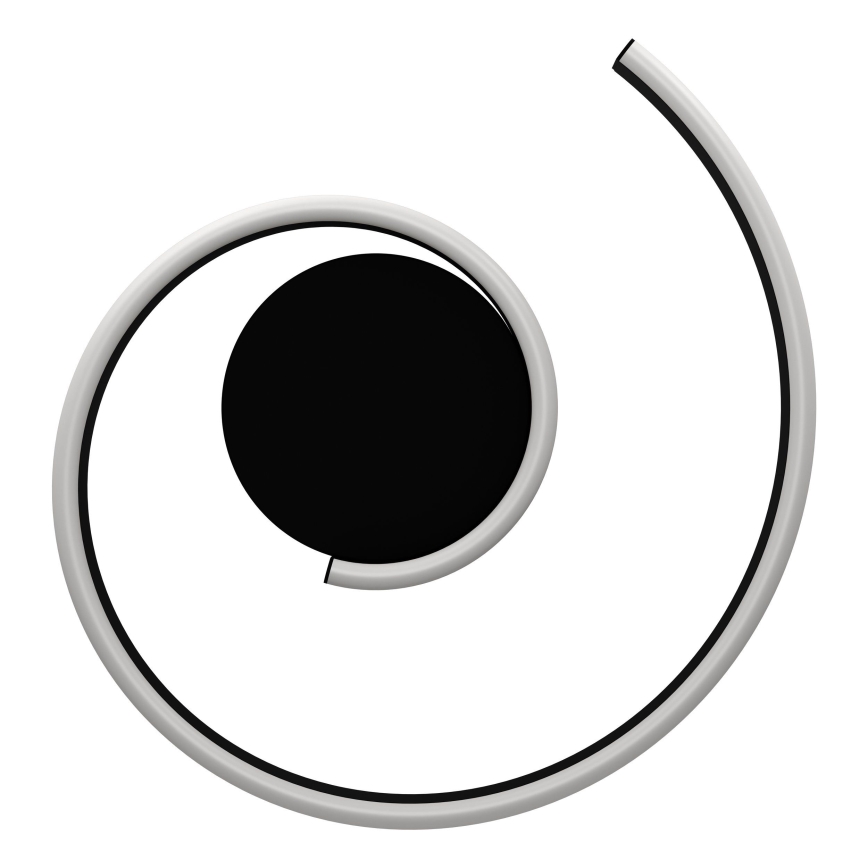 Eglo - LED RGBW dimeriuojamas lubinis šviestuvas LED/37W/230V 3000-6500K juodas