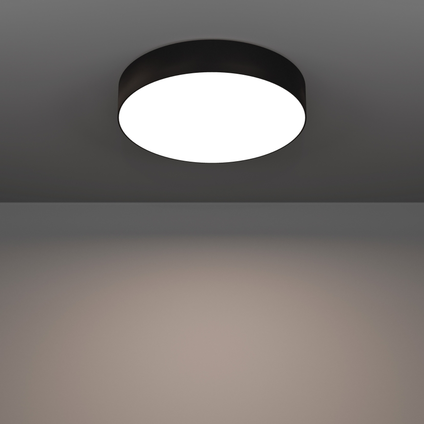 Eglo - LED RGBW reguliuojamas lubinis šviestuvas LED/15W/230V 2700-6500K skersmuo 39 cm juodas