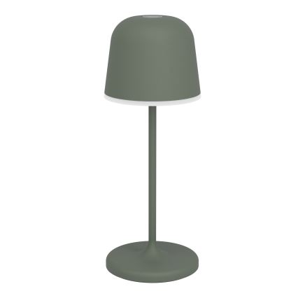 Eglo - lauko įkraunamas jutiklinis stalinis LED šviestuvas, reguliuojamo ryškumo, LED/1,8W/5V 2500/3000/4000K 2500 mAh IP54, žalia