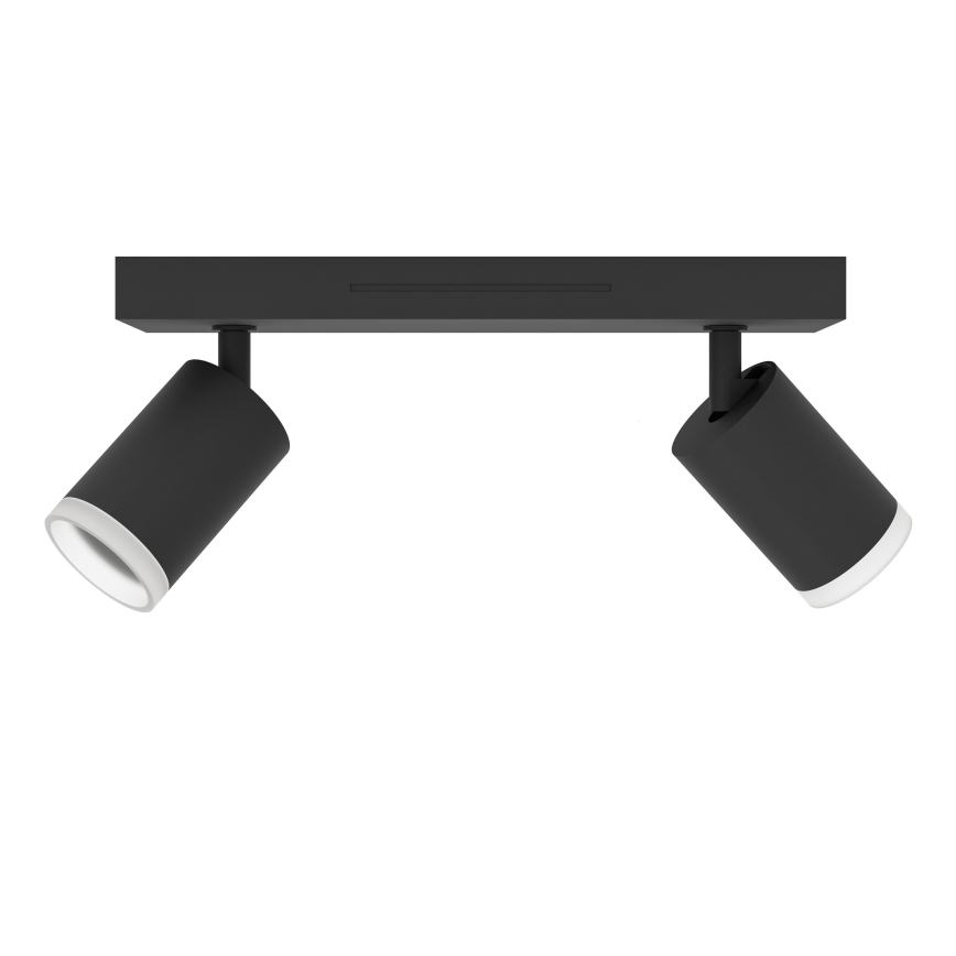 Eglo - LED RGBW dimeriuojamas taškinis šviestuvas 2xLED/3,7W/230V 2700-6500K juodas