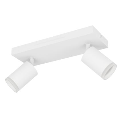 Eglo - LED RGBW dimeriuojamas taškinis šviestuvas 2xLED/3,7W/230V 2700-6500K baltas