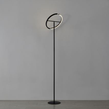 Eglo - reguliuojamo ryškumo LED grindinė lempa 2xLED/8,8W/230V juoda