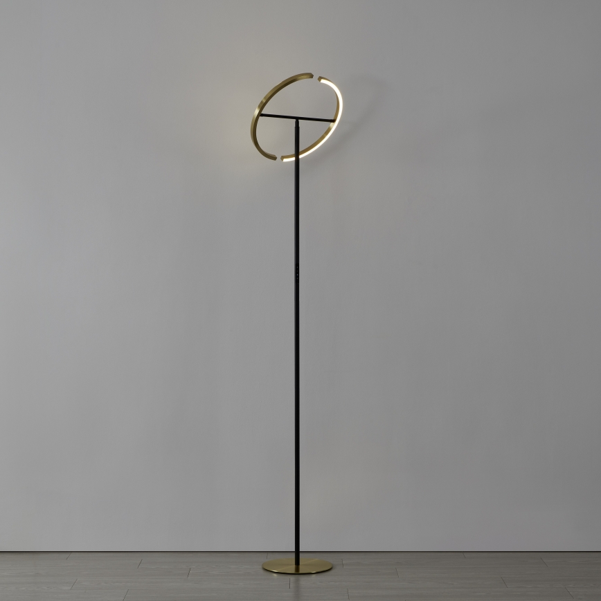 Eglo - LED Reguliuojama grindinė lempa 2xLED/8,8W/230V auksinė/juoda