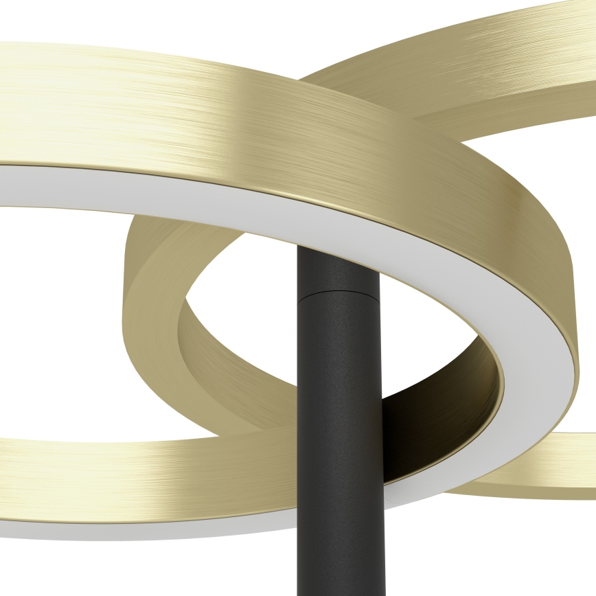 Eglo - reguliuojama LED grindinė lempa LED/16W/230V + LED/12W auksinė/juoda