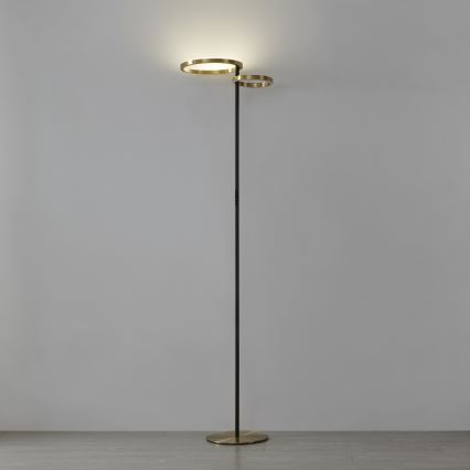 Eglo - reguliuojama LED grindinė lempa LED/16W/230V + LED/12W auksinė/juoda