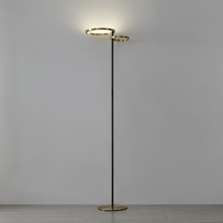 Eglo - reguliuojama LED grindinė lempa LED/16W/230V + LED/12W auksinė/juoda