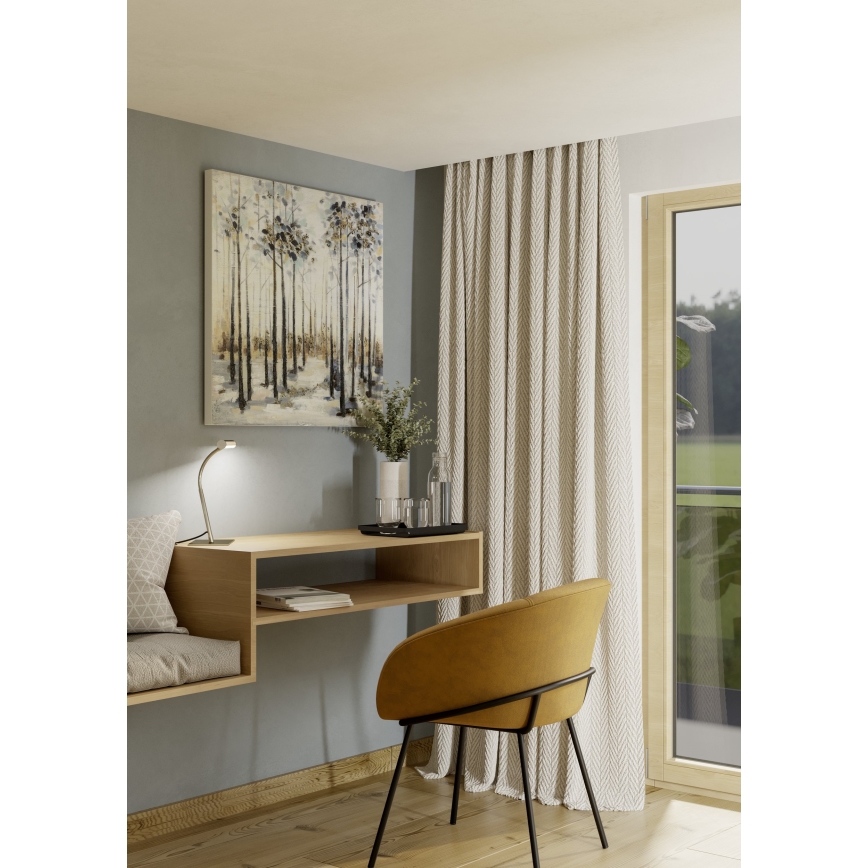 Eglo - dimeriuojama jutiklinė LED stalinė lempa LED/5W/230V 2700/4000/6500K matinis chromas