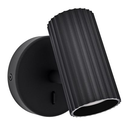 Eglo - sieninis taškinis šviestuvas 1xGU10/5W/230V juodas