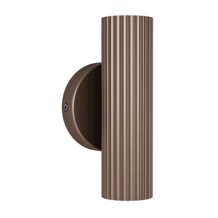 Eglo - Sieninis šviestuvas 2xGU10/5W/230V, rudas