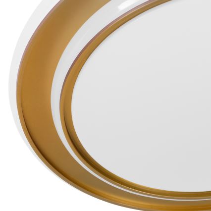 Eglo - LED lubų šviestuvas LED/24W/230V 2700/4000/6500K Ø 40 cm auksinis