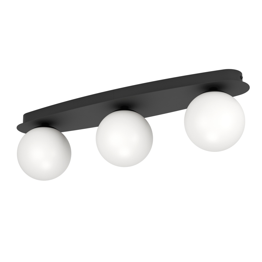 Eglo - LED vonios kambario lubinis šviestuvas 3xG9/4,2W/230V IP44 juodas