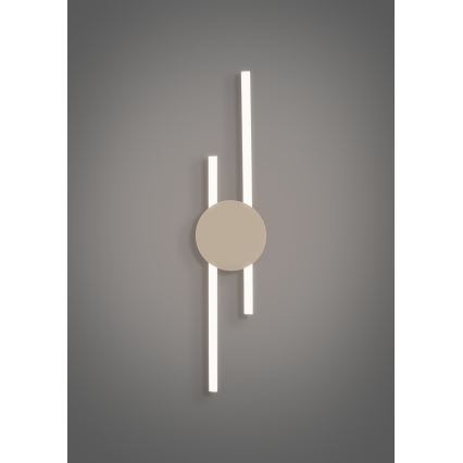 Eglo - LED sieninis šviestuvas LED/20W/230V + LED/0,91W smėlinės spalvos