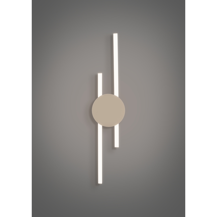 Eglo - LED sieninis šviestuvas LED/20W/230V + LED/0,91W smėlinės spalvos