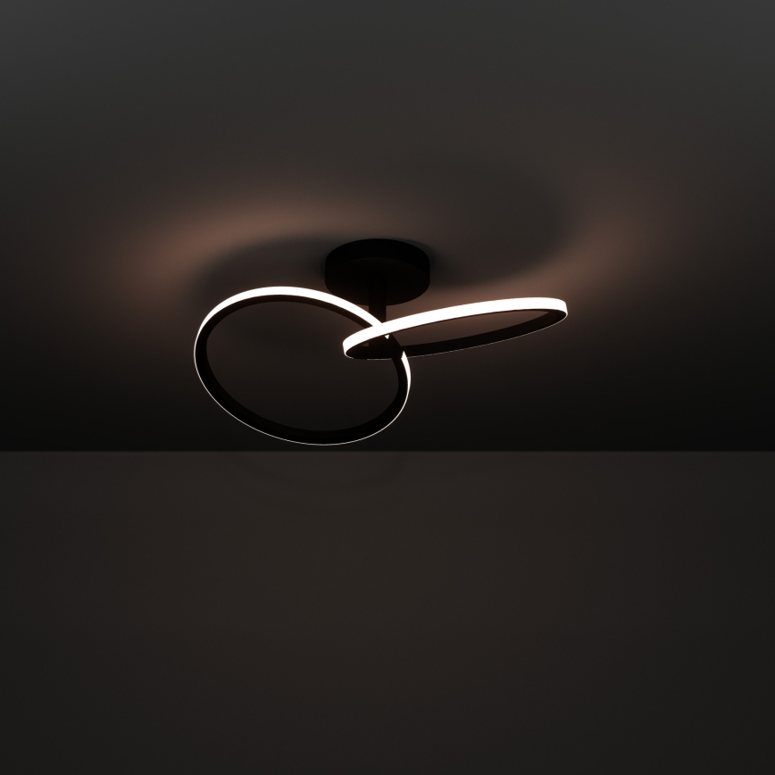 Eglo - LED lubinis šviestuvas LED/12W/230V 2700/4000/6500K juodas