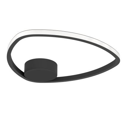 Eglo - LED lubinis šviestuvas LED/9,7W/230V 2700/4000/6500K skers. 37,5 cm juoda
