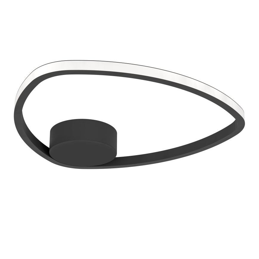Eglo - LED lubinis šviestuvas LED/9,7W/230V 2700/4000/6500K skers. 37,5 cm juoda