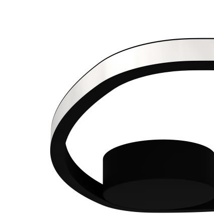Eglo - LED lubinis šviestuvas LED/9,7W/230V 2700/4000/6500K skers. 37,5 cm juoda