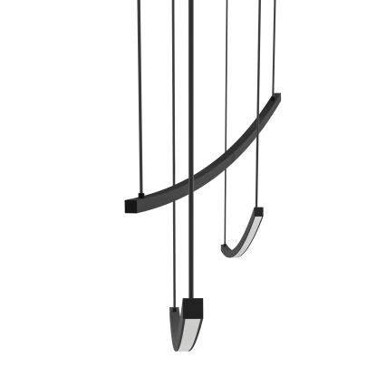 Eglo - Dimeriuojamas LED pakabinamas šviestuvas ant laido LED/22W/230V 2700/4000/6500K juodas