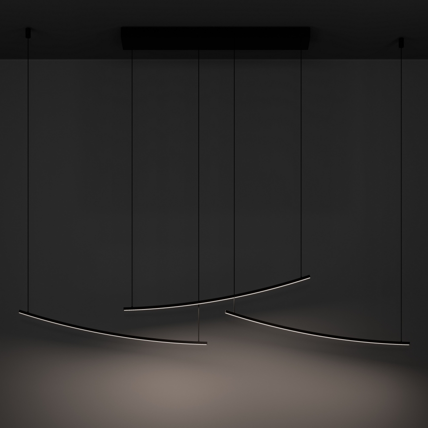 Eglo - Dimeriuojamas LED pakabinamas šviestuvas ant laido LED/22W/230V 2700/4000/6500K juodas