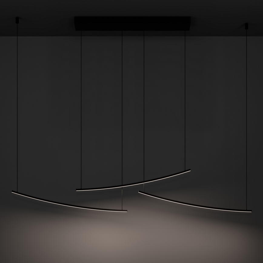 Eglo - dimeriuojamas kabantis LED šviestuvas ant laido LED/22W/230V 2700/4000/6500K juodas