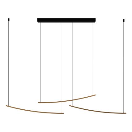 Eglo - Reguliuojamas LED pakabinamas šviestuvas ant kabelio LED/22W/230V 2700/4000/6500K auksinis