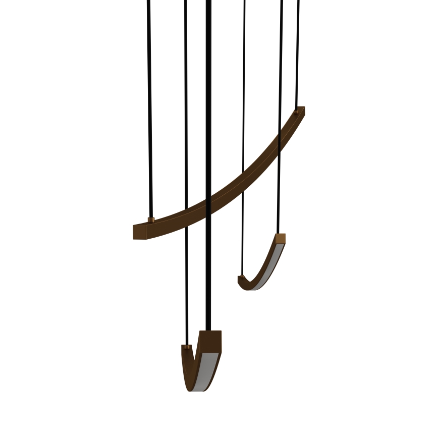 Eglo - Reguliuojamas LED pakabinamas šviestuvas ant kabelio LED/22W/230V 2700/4000/6500K auksinis