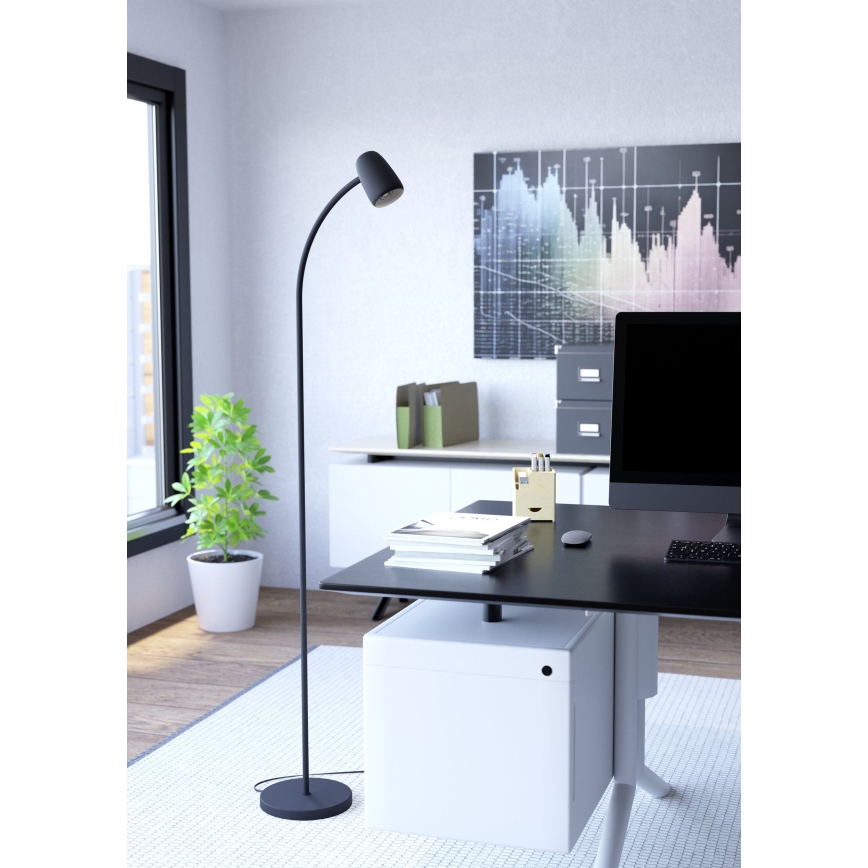 Eglo - grindinė lempa 1 x E14, 18 W, 230 V, juoda