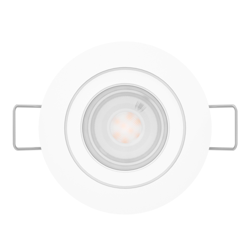 Eglo - LED vonios kambario įleidžiamas taškinis šviestuvas 1xGU10/4,5W/230V IP44 baltas