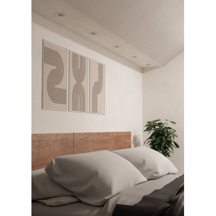 Eglo - LED įleidžiamas taškinis šviestuvas 1xGU10/4,5W/230V baltas